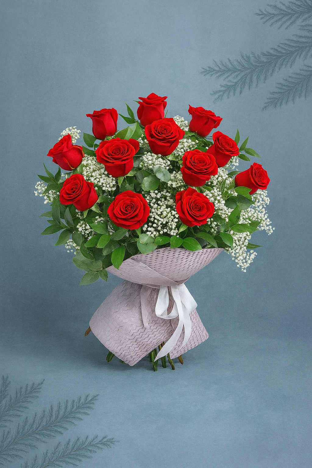 Ramo de 12 rosas rojas