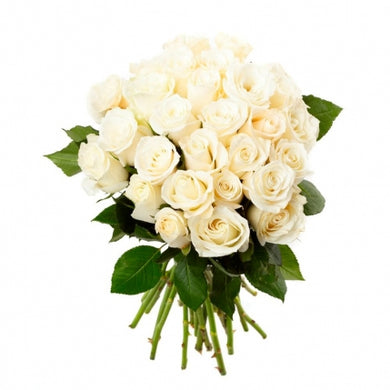 Ramo de 24 rosas blancas